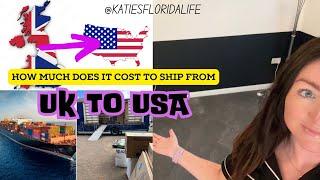 How much does it cost to ship from UK TO USA!!