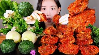 세상 어디에도 없는 게장 쌈빡한데? 수빙수님의 쌈장게장 쌈밥 먹방 [eating show] mukbang korean food