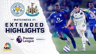 Leicester City v. Newcastle United | PREMIER LEAGUE HIGHLIGHTS | 4/7/2025 | NBC Sports