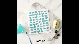 Recyco Swedish Dishcloth Scandi Geos #greenliving #amazonfind #homedecor #amazonmusthaves