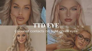 TTD Eye Try On Haul (on light green eyes!) | CHELSIE GOLD