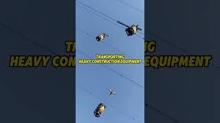 Transporting Heavy Construction Equipment #fyp #fypシ #china #likechina #wow #cool #power #tech
