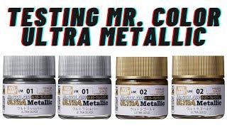 Testing Mr. Color's All New Ultra  Metallic Paints - Silver & Gold