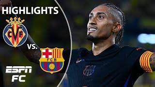  DOMINATION  Villarreal vs. Barcelona | LALIGA Highlights | ESPN FC