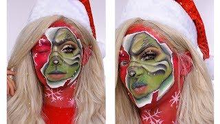 Recreating NikkieTutorials'  The Grinch...With a TWIST! | Toria Curbelo