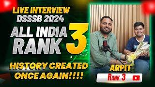 LIVE Podcast with DSSSB Rank 3 Arpit | Nursing Experts | Podcast