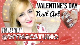 VALENTINES DAY NAIL ART COLLAB WITH WY MAC STUDIO BLOG + BLOOPERS | Spangley Nails