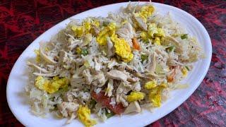 How make to egg fired rice/ chicken Chinese fried rice by noor's kitchen/in Urdu hidi