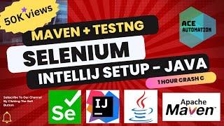 Selenium + Java + Maven +  TestNg in Intellij setup