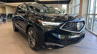 Majestic Black 2025 Acura MDX Advance Walkaround