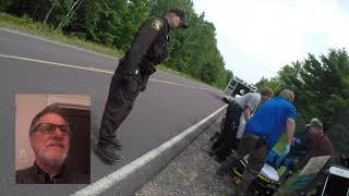 Black Bear vs. Motorcycle. Who wins? -- Wayne's World Tour