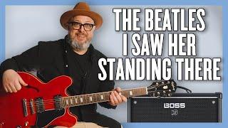 How to Play The Beatles I Saw Her Standing There Guitar Lesson + Tutorial