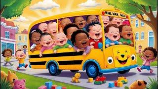 School Bus Nursery Rhymes & Kids Songs | Learn and Sing Along!