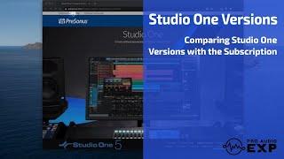 Overview of Presonus Studio One Versions