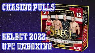 I finally got a 2022 Panini Select UFC Hobby Box