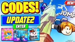 ️New️ ALL WORKING UPDATE 2 CODES For Climb And Jump Tower - Roblox Climb And Jump Tower Code