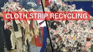 【PF600】Video on using fabric recycling and crushing equipment