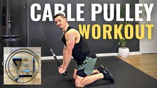 30 MIN UPPER BODY CABLE PULLEY SYSTEM WORKOUT | Follow Along