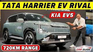 KIA EV5 Electric SUV | Tata Harrier EV & XUV700 Electric Rival | Full WalkaroundNew Kia SUV India