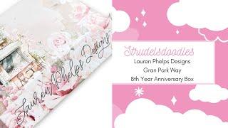 Unboxing Lauren Phelps Designs Gran Park Way Anniversary Box || Planner Haul || Washi Tapes