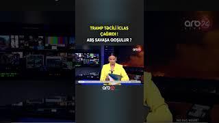 Tramp təcili iclas çağırdı