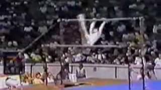 Teodora Ungureanu 1976 Olympics Uneven Bars Event Finals