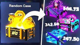 I Used The RANDOM CASE Feature for Case Battles... - CSGOBIG