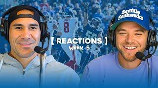 Out-played & Out-coached! Seahawks Fall Short To Giants 29-20 | Week 5 Reactions Livestream