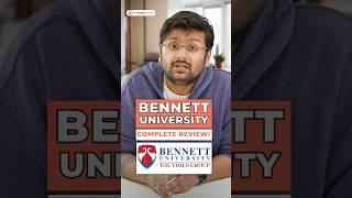 Bennett University Noida Review in 1 Min! BTech & MBA Admissions 2024! #shorts #bennett #noida