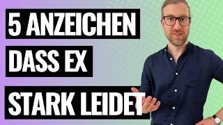 5 versteckte Anzeichen, dass Ex nach Trennung stark leidet  #exzurück