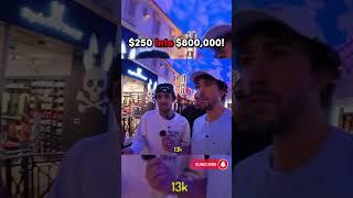 Mikki Mase Explains How He Turned $250 Into $800,000 Gambling At The Casino! #mikki #casino