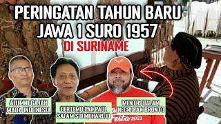 MERIAHNYA ACARA PERINGATAN TAHUN BARU JAWA 1 SURA DI SURINAME JULI 2023‼️ PAGELARAN WAYANG KULIT