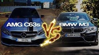 AMG C63s VS BMW M3 // KAS GERIAU? // REAL TEST DRIVE //