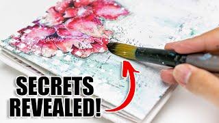 SIMPLE mixed media TIPS to help you GET STARTED!