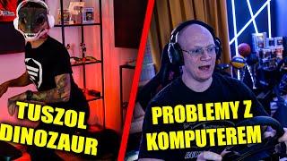 DZINOLD PROBLEMY Z KOMPUTEREM | TUSZOL DINOZAUR | TWITCH SHOTY