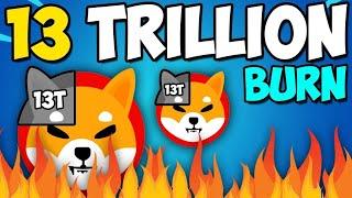 *HUGE* 13 TRILLION OF SHIBA INU TOKEN BURN PLAN REVEALED! SHIB TO $1! - EXPLAINED