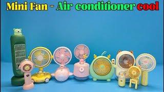 Mini USB Fan Humidifier - Air Conditioner Water Spray Fashion Fan | Unboxing And Review