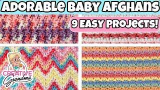 EASY CROCHET   Adorable Baby Blankets