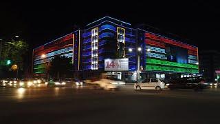 Ночной Худжанд 2020 Таджикистан.Шаби Хуҷанд. Night city of Khujand