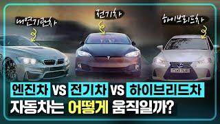 전기차, 하이브리드카, 엔진차까지, 자동차는 어떻게 움직이는 걸까?