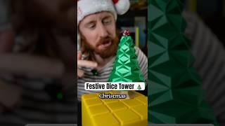 Festive Dice Tower (part 1??)  #dnd #dicetower #holiday #3dprinting #deckofdmthings