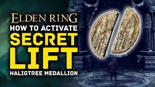 Elden Ring | How to Activate SECRET Lift & Access Consecrated Snowfield - Haligtee Medallion Guide