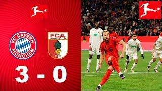 Bayern München vs Augsburg 3:0 Zusammenfassung | Bundesliga 2024-25 | bayern augsburg