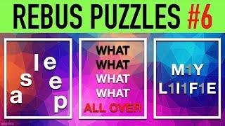 Rebus Puzzles with Answers #6 (20 Rebus Puzzle Brain Teasers)