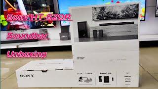 SONY HT-S20R  SOUNDBAR UNBOXING