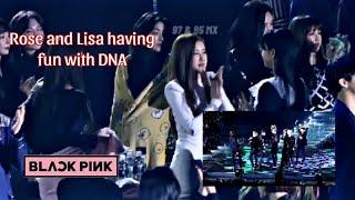 BLACKPINK REACTION TO BTS/ENDING SMA 2018 (DNA)