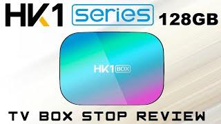 128GB HK1 Box Amlogic S905X3 128GB Android 9 4K 1.9GHz TV Box Stop Review