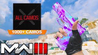 Unlocking EVERY Camo in MW3 (1000+ Camos)