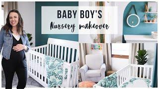 Boys Nursery Makeover on a Budget