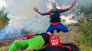 MKTD Nerf Wars : SWAT X Nerf Battle Gun Fight Criminal Group Spider-Man's Revenge